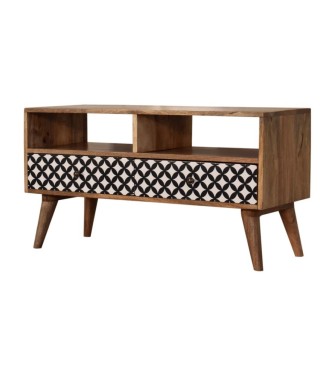 Diamond Screen Printed TV Unit
