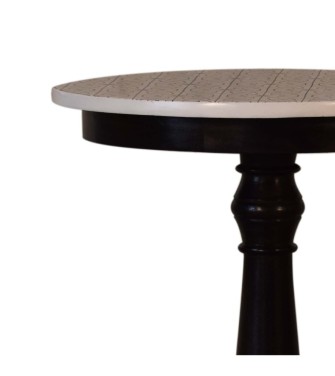 Table basse ronde de style français