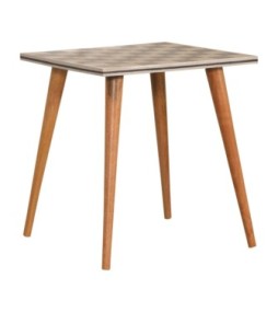 Checkered End Table
