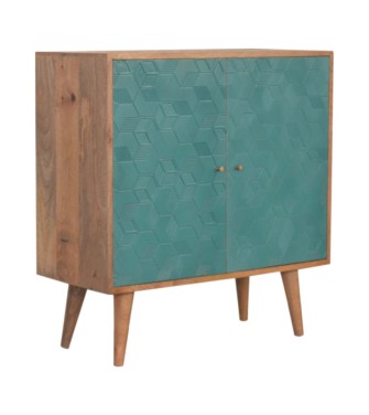 Acadia Teal Cabinet