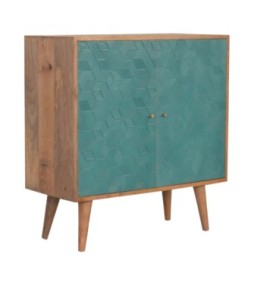 Acadia Teal Cabinet