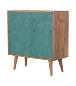 Acadia Teal Cabinet