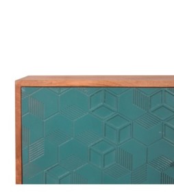 Acadia Teal Cabinet with Drawers