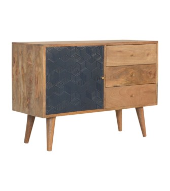 Acadia Black Cabinet with Drawers