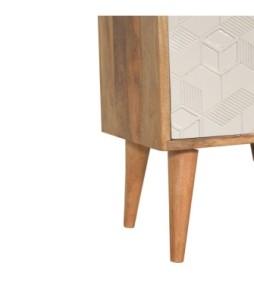 Table de chevet Acadia blanche