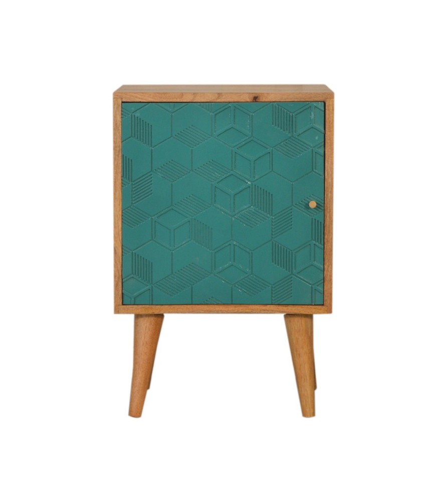 Table de chevet Acadia Teal