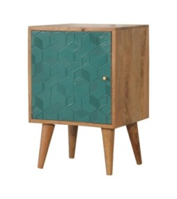 Table de chevet Acadia Teal