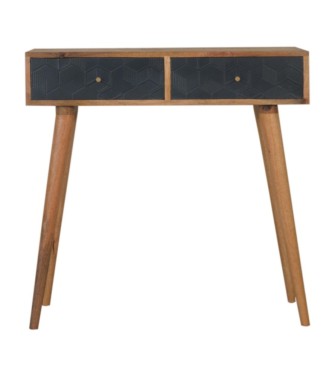 Acadia Black Console Table