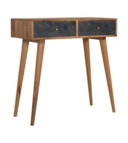 Acadia Black Console Table