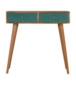 Acadia Teal Console Table
