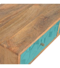 Acadia Teal Console Table