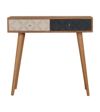 Milan Navy and White Console