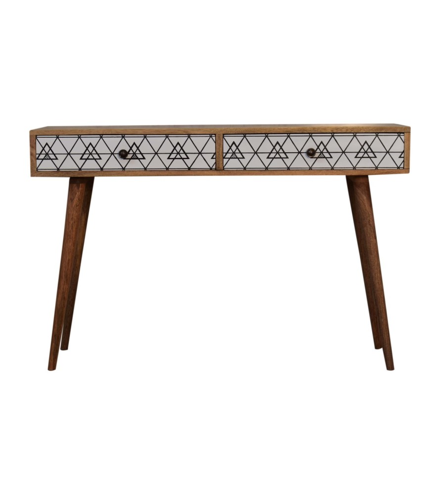 Triangular Long Console Table