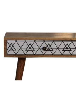Triangular Long Console Table