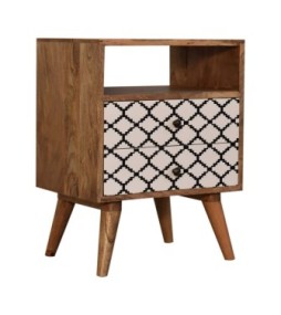 Table de chevet Stella avec niche ouverte