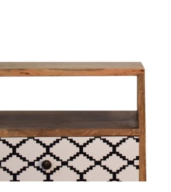 Table de chevet Stella avec niche ouverte