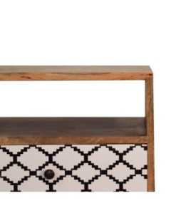 Table de chevet Stella avec niche ouverte