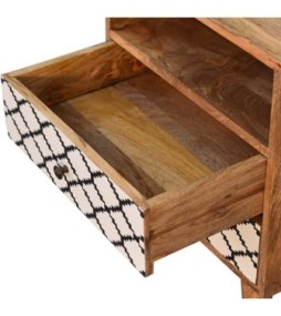 Table de chevet Stella avec niche ouverte