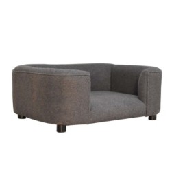 Canapé-lit pour animaux de compagnie en tweed Battleship