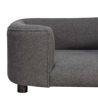 Canapé-lit pour animaux de compagnie en tweed Battleship