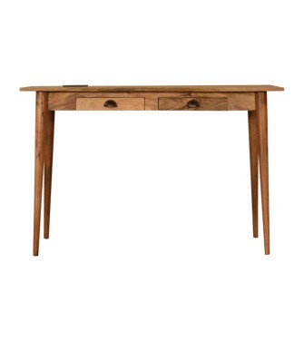 Bureau à 2 tiroirs avec câbles
