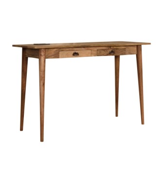 Bureau à 2 tiroirs avec câbles