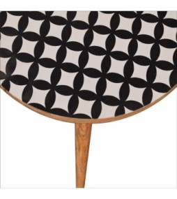 Monochrome End Table