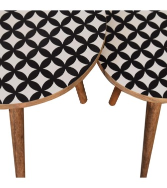 Monochrome End Table