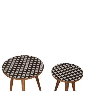 Monochrome End Table