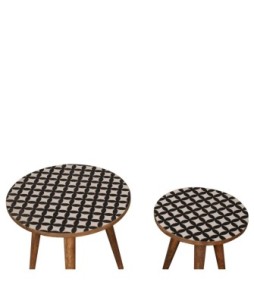Monochrome End Table