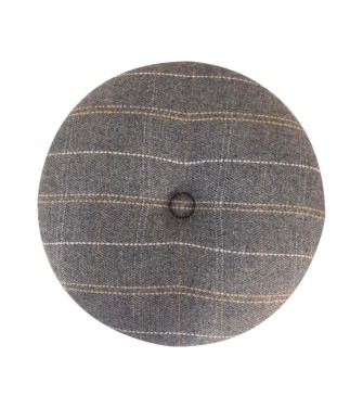 Repose-pieds à motif tweed