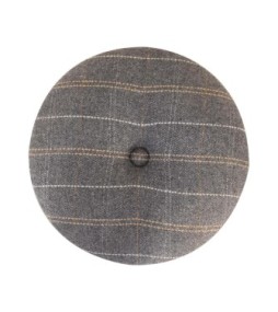 Repose-pieds à motif tweed