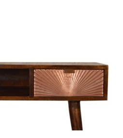 Bureau Manila en or rose
