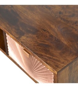 Bureau Manila en or rose