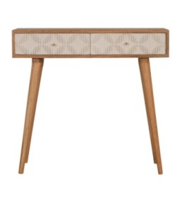 Milan White Console Table