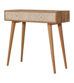 Milan White Console Table