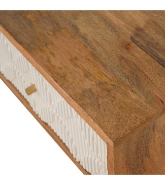 Milan White Console Table