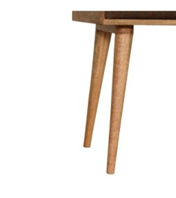 Multi Tweed Tray Style Footstool