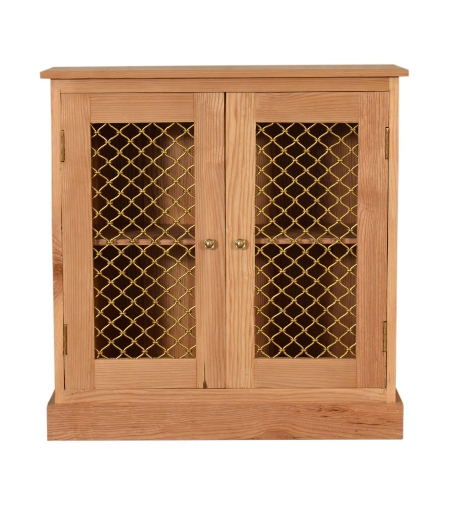Caged Oak-ish Cabinet