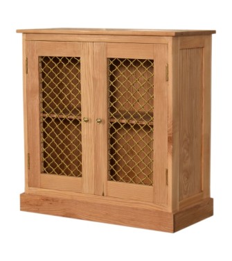 Caged Oak-ish Cabinet