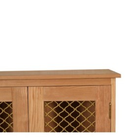 Caged Oak-ish Cabinet