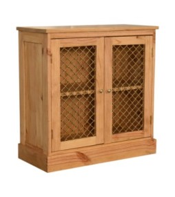 Caged Pine Cabinet