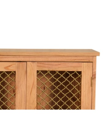 Caged Pine Cabinet