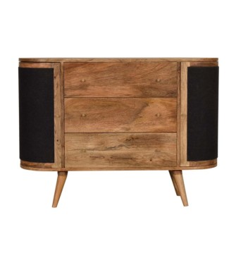 Close-knit Sofia Black Cabinet