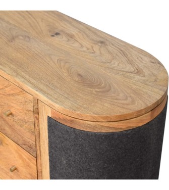 Close-knit Sofia Black Cabinet