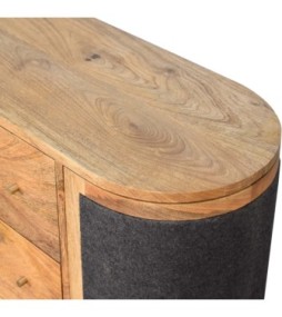 Close-knit Sofia Black Cabinet