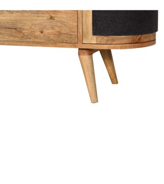 Close-knit Sofia Black Cabinet