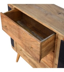 Close-knit Sofia Black Cabinet