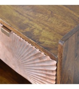 Table de chevet Manila Copper à 1 tiroir