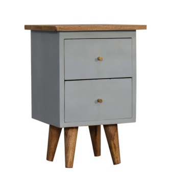 Sky Blue Hand Painted Bedside